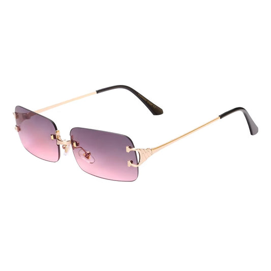 Rimless sunglasses